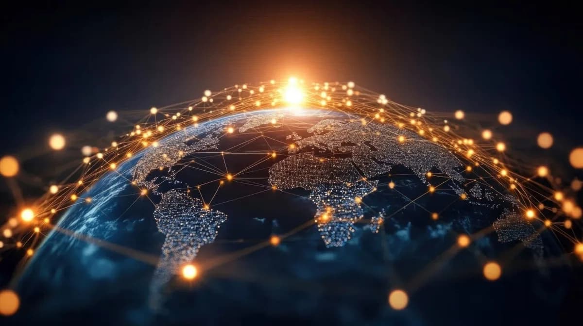 Global network connectivity visualization